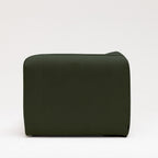 Noor - Módulo de esquina reversible para sofá modular - Tela bouclé - Verde caqui