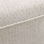 Noor - Reversible Corner Unit for Modular Sofa - Corduroy - Ecru