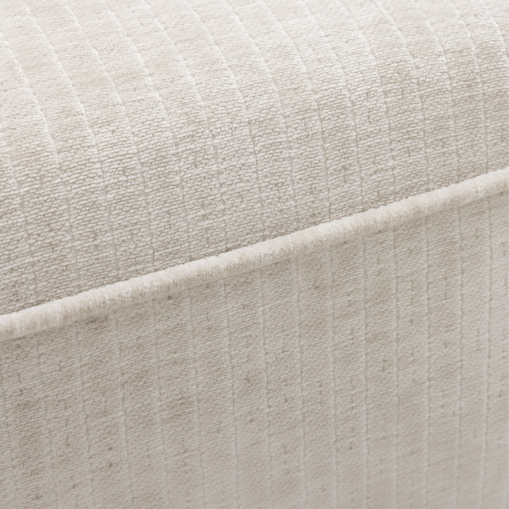 Noor - Reversible Corner Unit for Modular Sofa - Corduroy - Ecru