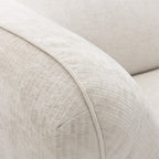 Noor - Reversible Corner Unit for Modular Sofa - Corduroy - Ecru