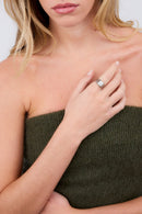 Chevalière Carrée En Cire