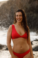 anja haut bikini cache coeur l'exquis corail fond plage