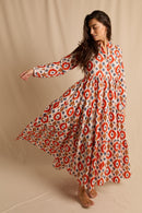 anja prêt à porter robe la légendaire aztèque fond studio