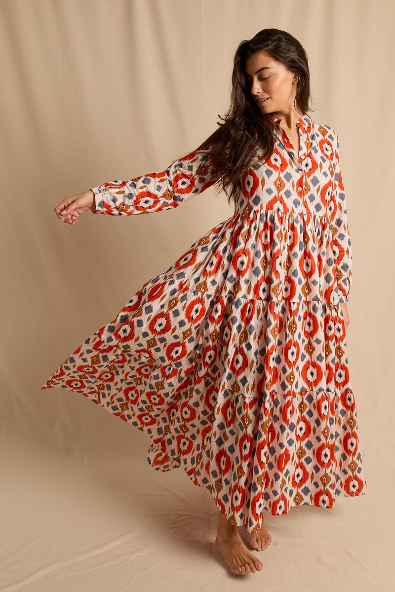 anja prêt à porter robe la légendaire aztèque fond studio