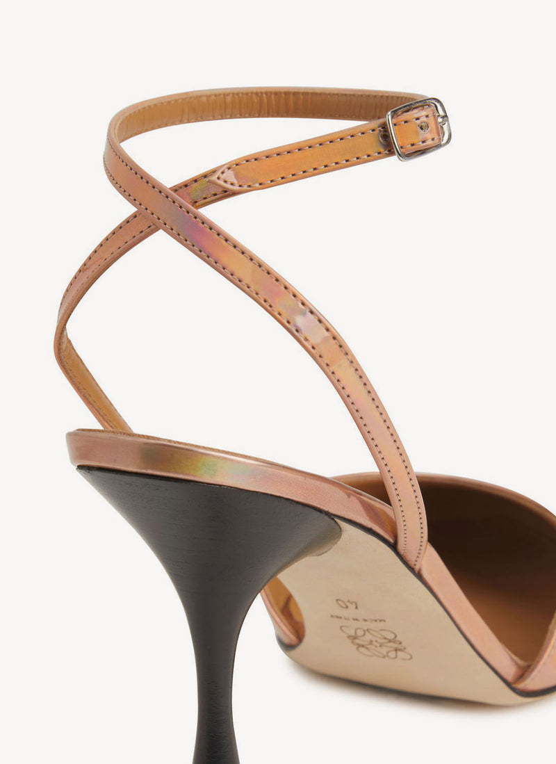 Loewe - Escarpins À Bride 100 - Gold - Femme