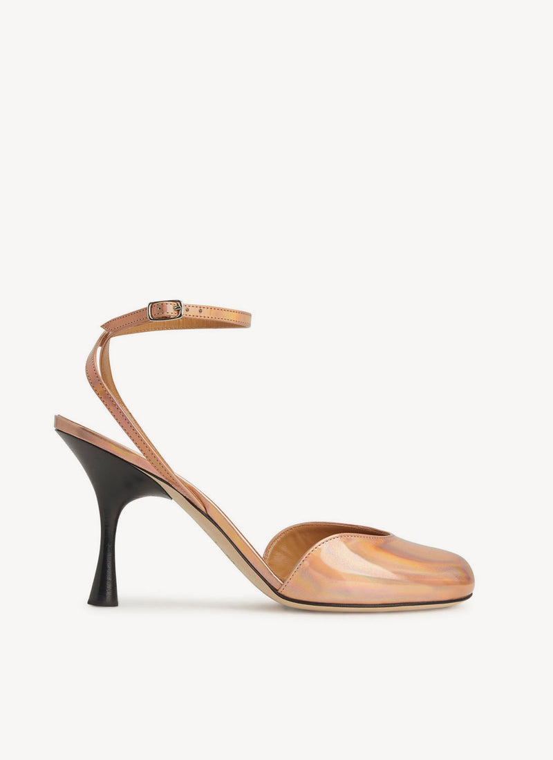 Loewe - Escarpins À Bride 100 - Gold - Femme