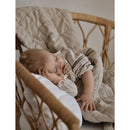 Couverture Bébé Coton Lavé Réversible Anna Sable Lave