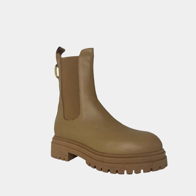 Chelsea Boots Clio Tuill Image-Annika-05 - Cuir Camel