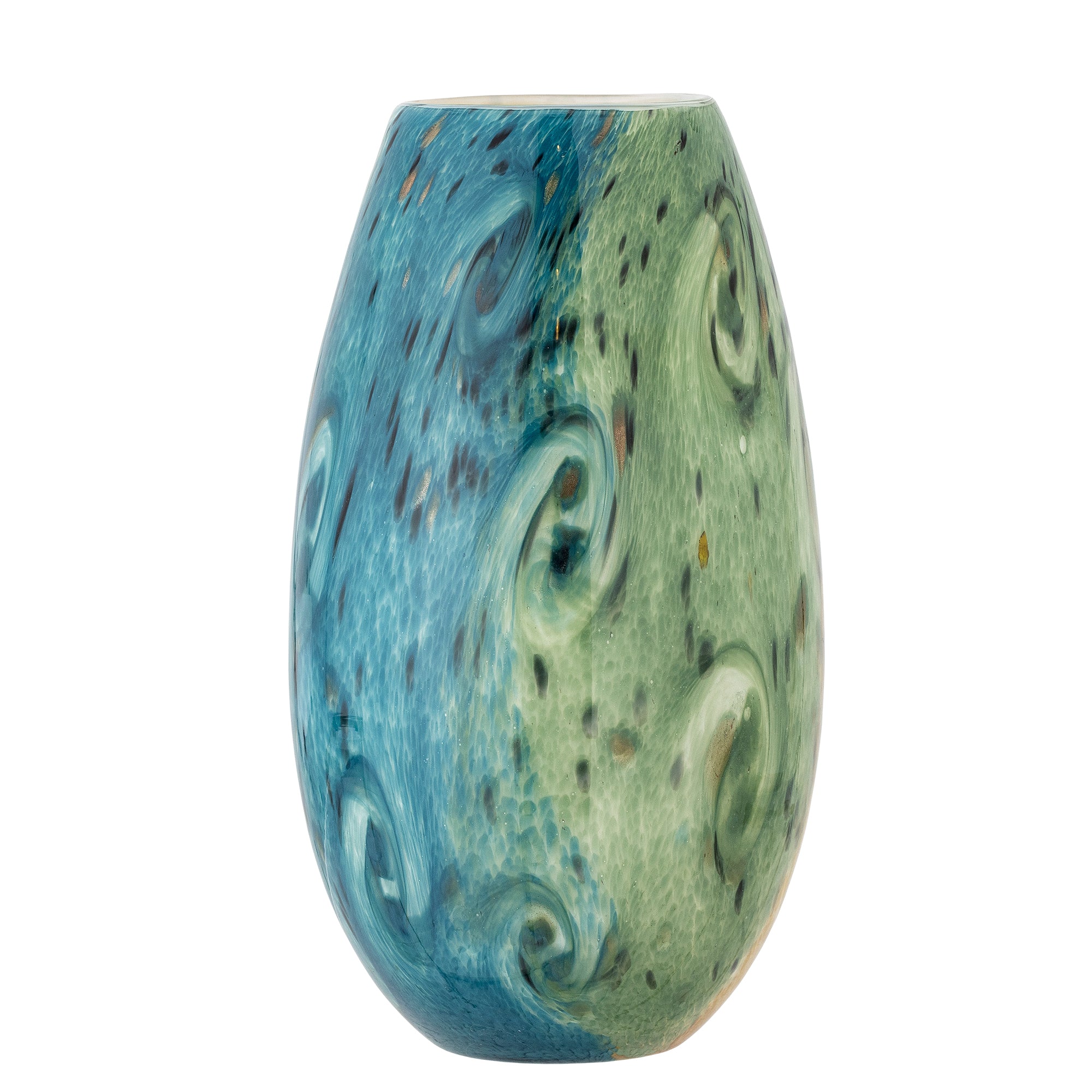 Kalian - Vase - Bleu - Verre