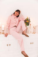 ANOUCK Rose - Cardigan Col Victorien