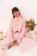 ANOUCK Rose - Cardigan Col Victorien