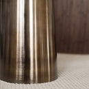 Table d'appoint Anouk en métal doré D40 cm
