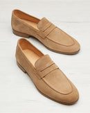 Penny Loafer Flex Antoine - Sand Suede - Rubber sole - Man