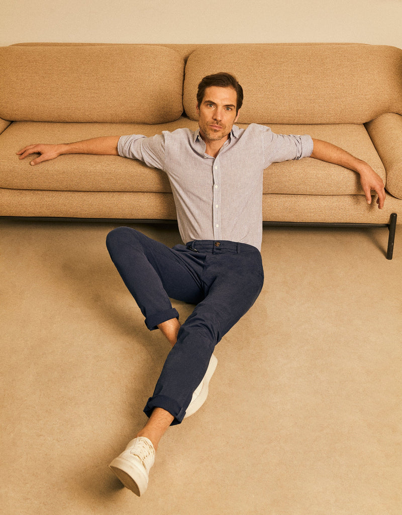 Pantalón chino Antoine - Azul marino - Hombre