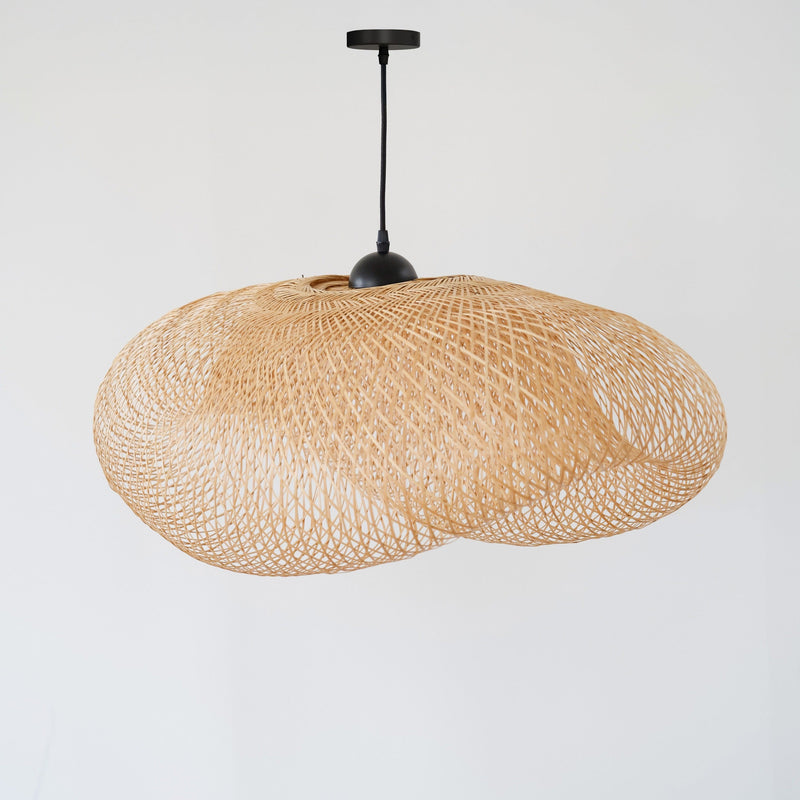 Suspension Anya en bambou naturel D88 cm