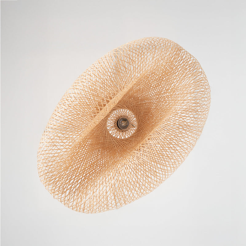 Suspension Anya en bambou naturel D88 cm