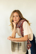 Big Foulard Latika Coeur