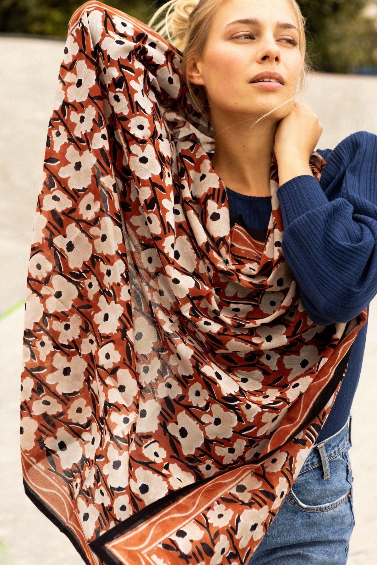 Big Foulard Dupatta