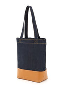 Tote Bag Axel Small Denim - Bleu