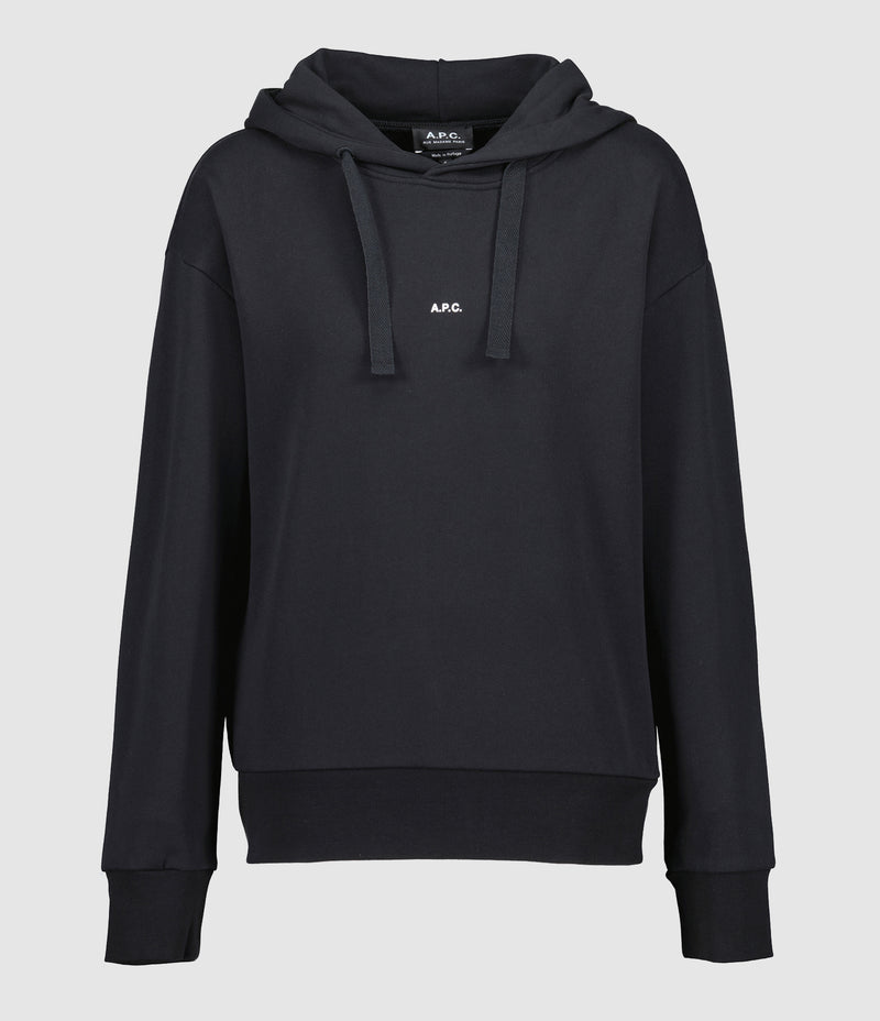A.P.C. - Sweatshirt Hoodie Christina Noir - Femme