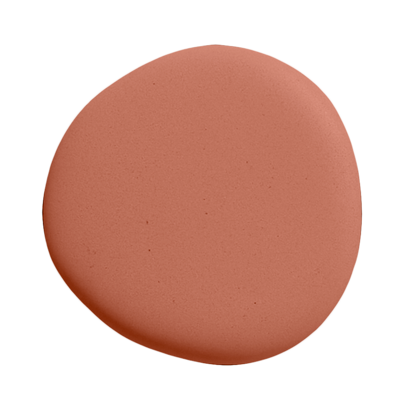 Image de la peinture Spaghetti western - teinte terracotta orange