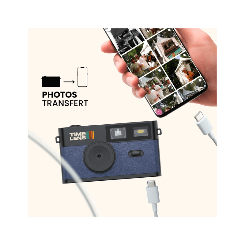 Appareil photo TimeLens® Bleu - TIME LENS - TL0101 - 