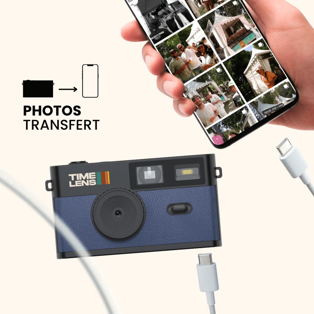 Appareil photo TimeLens® Bleu - TIME LENS - TL0101 - 