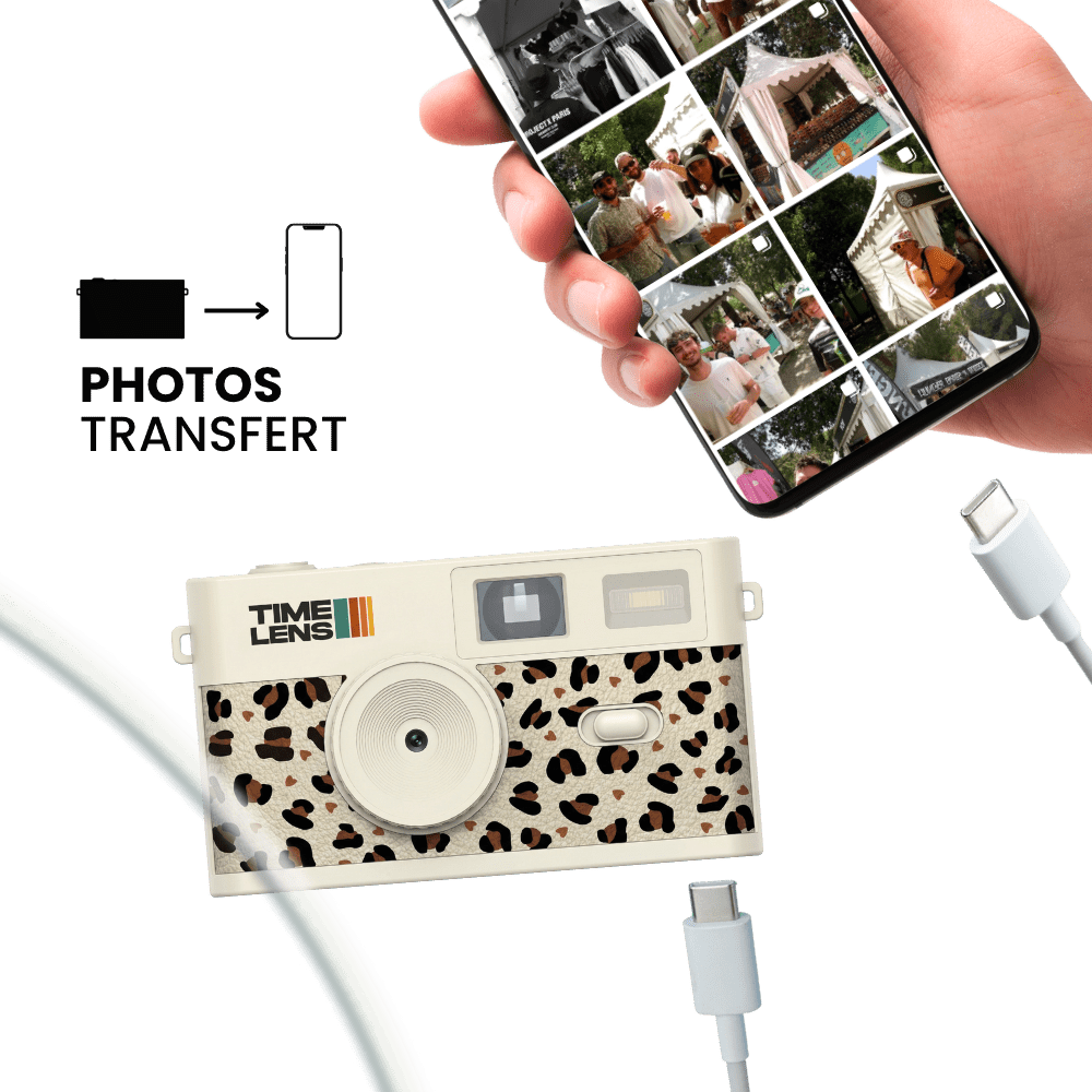 TimeLens® Cream Leopard Camera - TIME LENS - TL0118 - 
