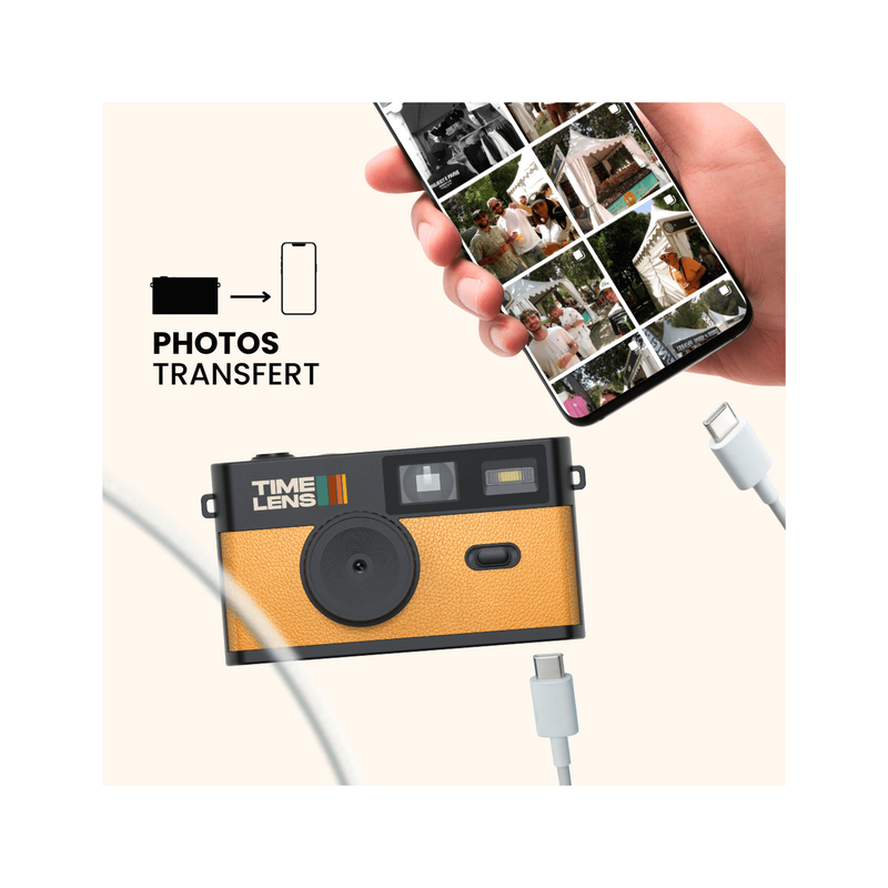 Appareil photo TimeLens® Jaune - TIME LENS - TL0101 - 