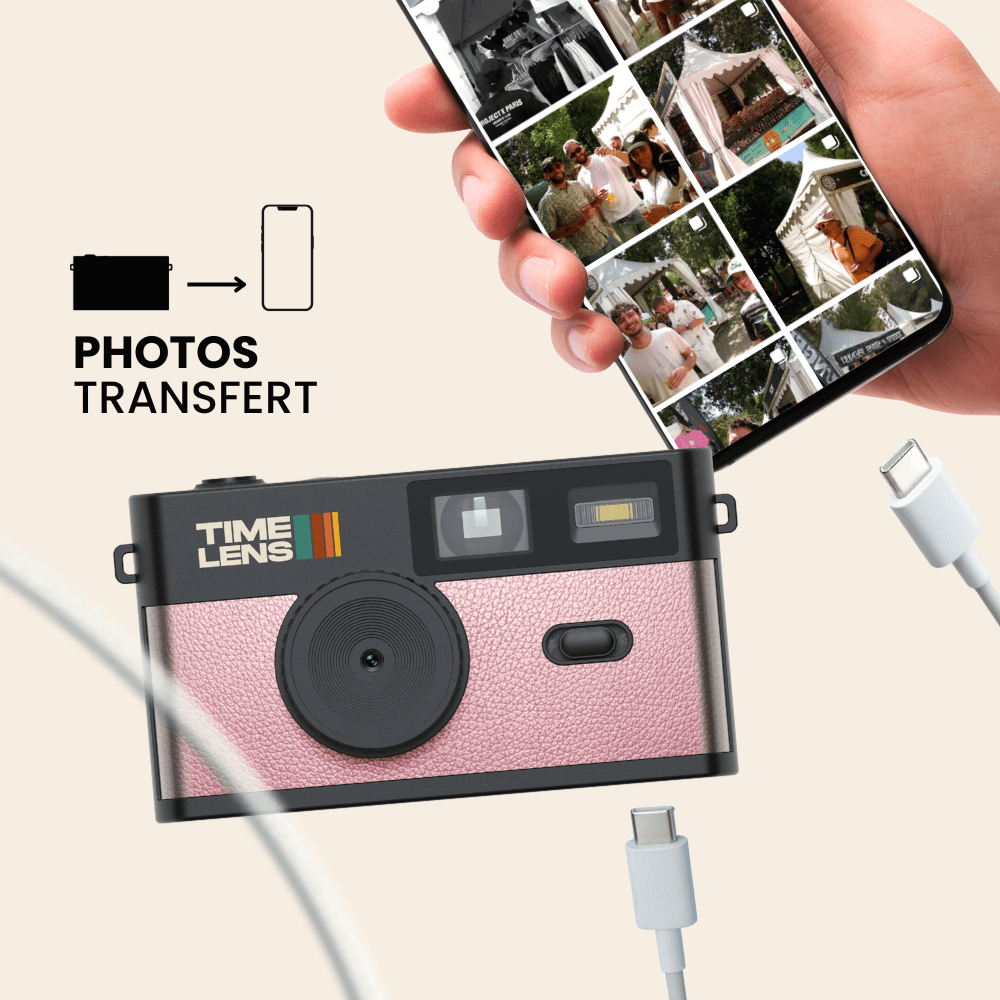 TimeLens® POP EDITION 80's PINK GOLD camera - TIME LENS - TL0202 - 
