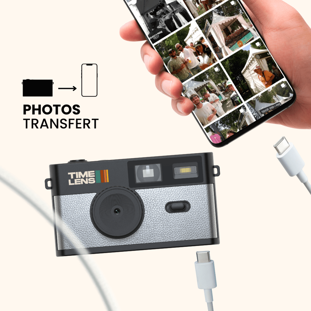 TimeLens® POP EDITION 80's SILVER camera - TIME LENS - TL0203 - 