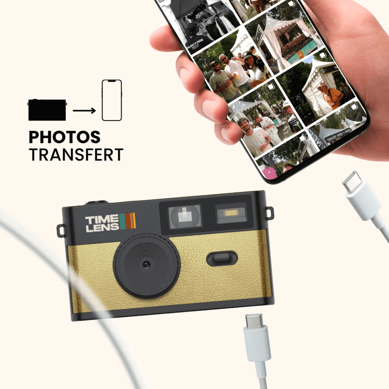 Appareil photo TimeLens® POP EDITION 80's - TIME LENS - Pop Gold