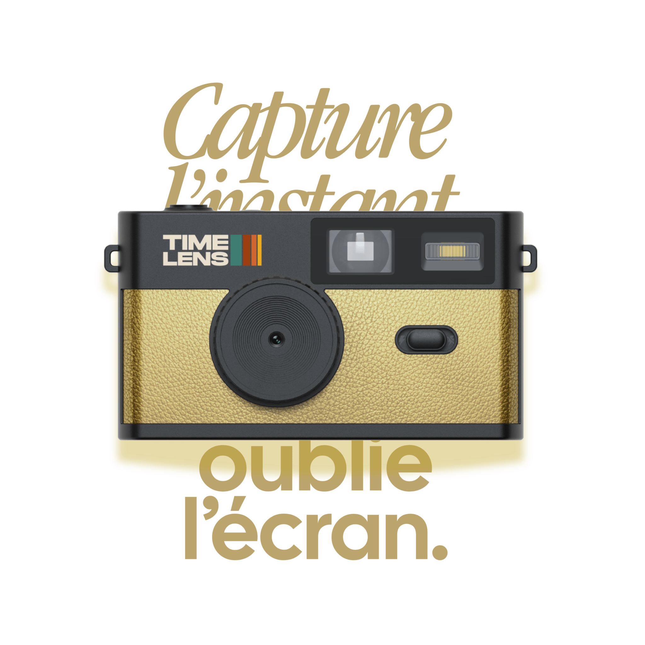 Appareil photo TimeLens® POP EDITION 80's - TIME LENS - TL0201 - Pop Gold