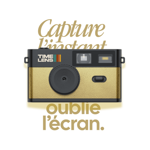 Appareil photo TimeLens® POP EDITION 80's - TIME LENS - TL0201 - Pop Gold