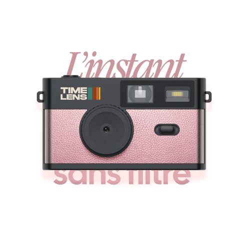 Appareil photo TimeLens® POP EDITION 80's - TIME LENS - TL0202 - Pop RoseGold