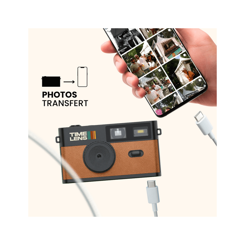 Appareil photo TimeLens® - TIME LENS - TL0101 - Marron