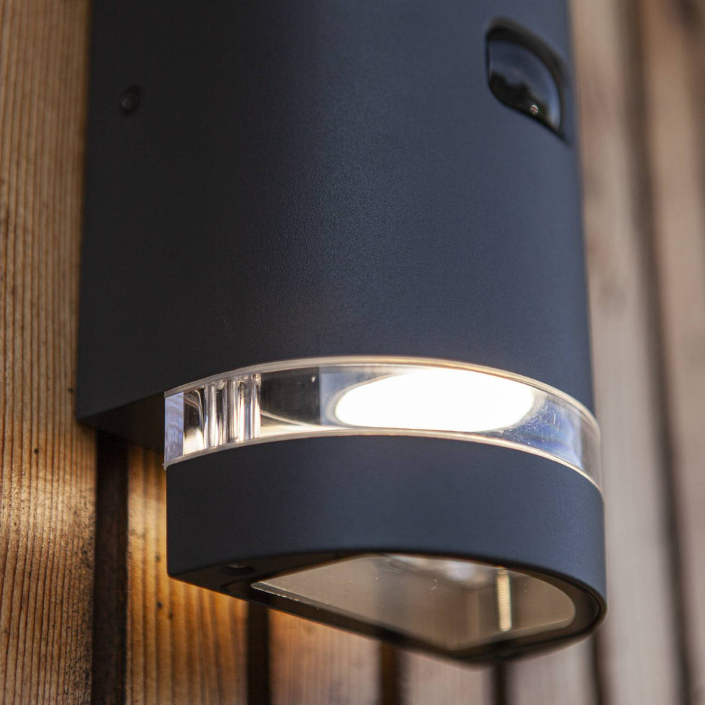 Focus Sensor - Mains-Powered Wall Light - Aluminium - Dark Grey