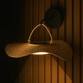 Coralia - Aplique Solar Decorativo - Rattan - Beige