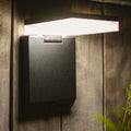 Moze Solar - Solar Wall Light - Aluminium - Matt Black