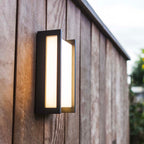 Qubo Grey - Mains Wall Light - Aluminium - Dark Grey