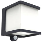Doblo - Solar Wall Light - Aluminium - Dark Grey
