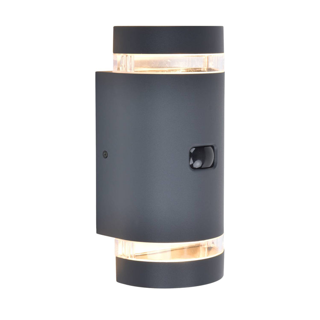 Focus Sensor - Mains-Powered Wall Light - Aluminium - Dark Grey