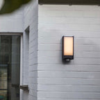 Qubo Grey Sensor - Mains Wall Light - Aluminium - Dark Grey