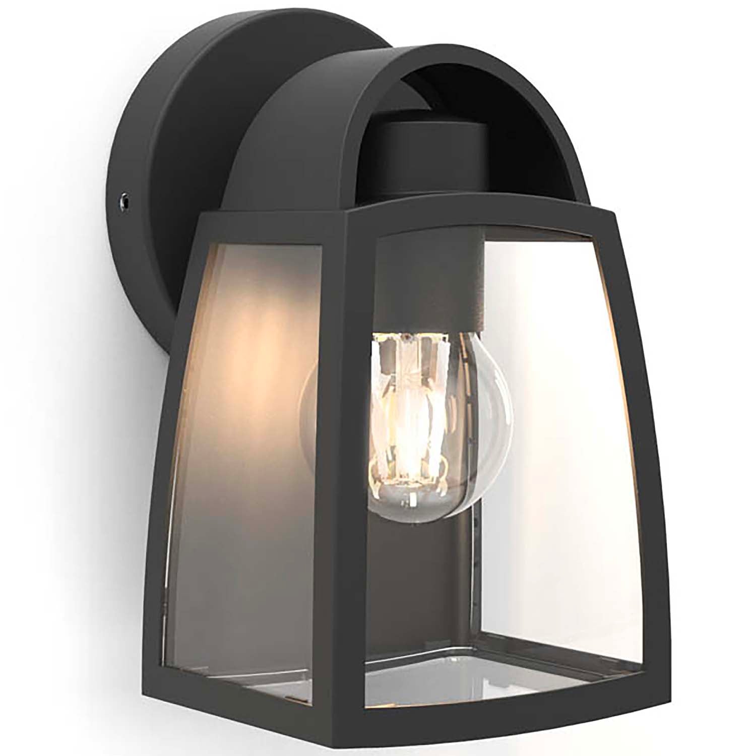 Kelsey - Mains-Powered Wall Light - Aluminium - Matt Black