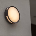 Rola - Mains Wall Light - Aluminium - Matt Black