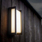 Qubo Grey - Mains Wall Light - Aluminium - Dark Grey
