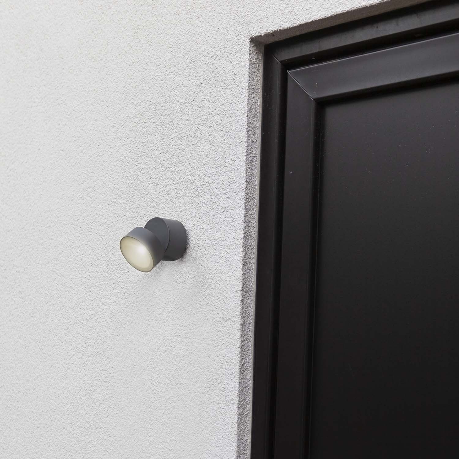 Trumpet - Aplique de Red Eléctrica - Aluminio - Dark Grey