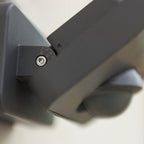 Atlantis Grey Sensor - Mains Wall Light - Aluminium - Dark Grey