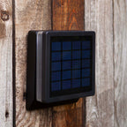 Moze Solar - Solar Wall Light - Aluminium - Matt Black