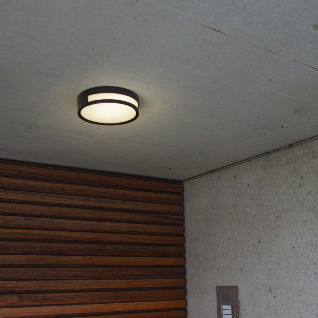 Rola - Mains Wall Light - Aluminium - Matt Black